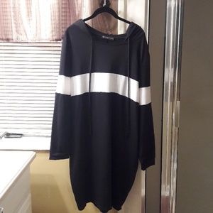 Sweatshirt ... Hooded Dress... New without Tags